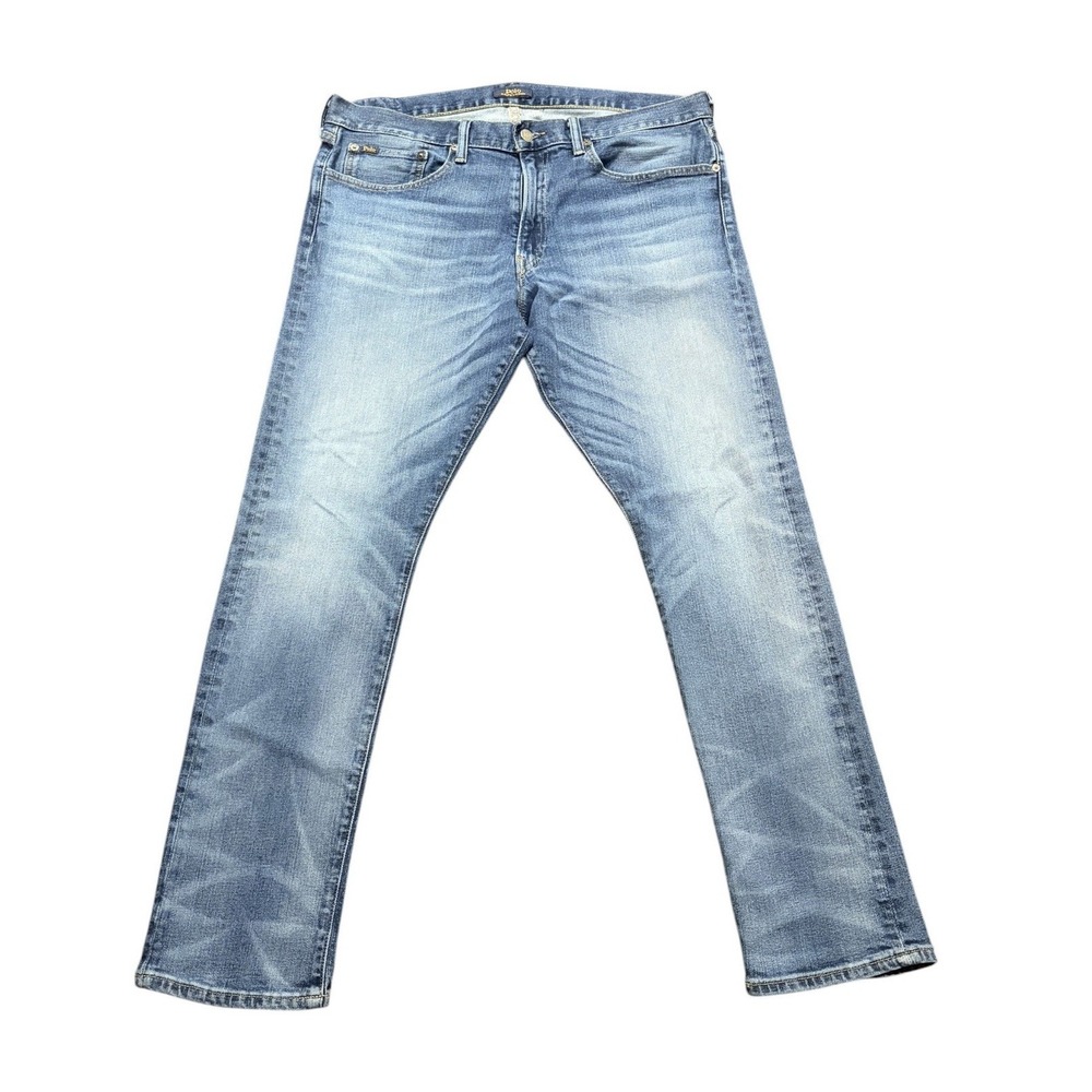 Polo Ralph Lauren Men's Sullivan Slim Jeans 35X30 Stretch Medium Wash Street